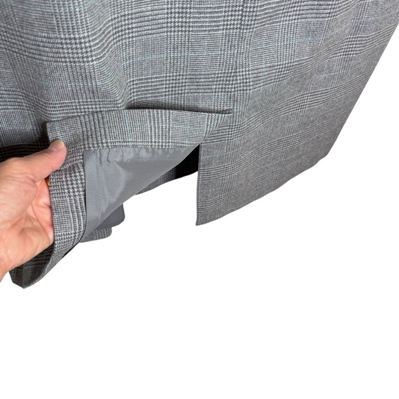 LL Bean Women’s Glen Plaid Tweed Fully Lined Classic Fit Skirt Size 16 - Picture 5 of 9